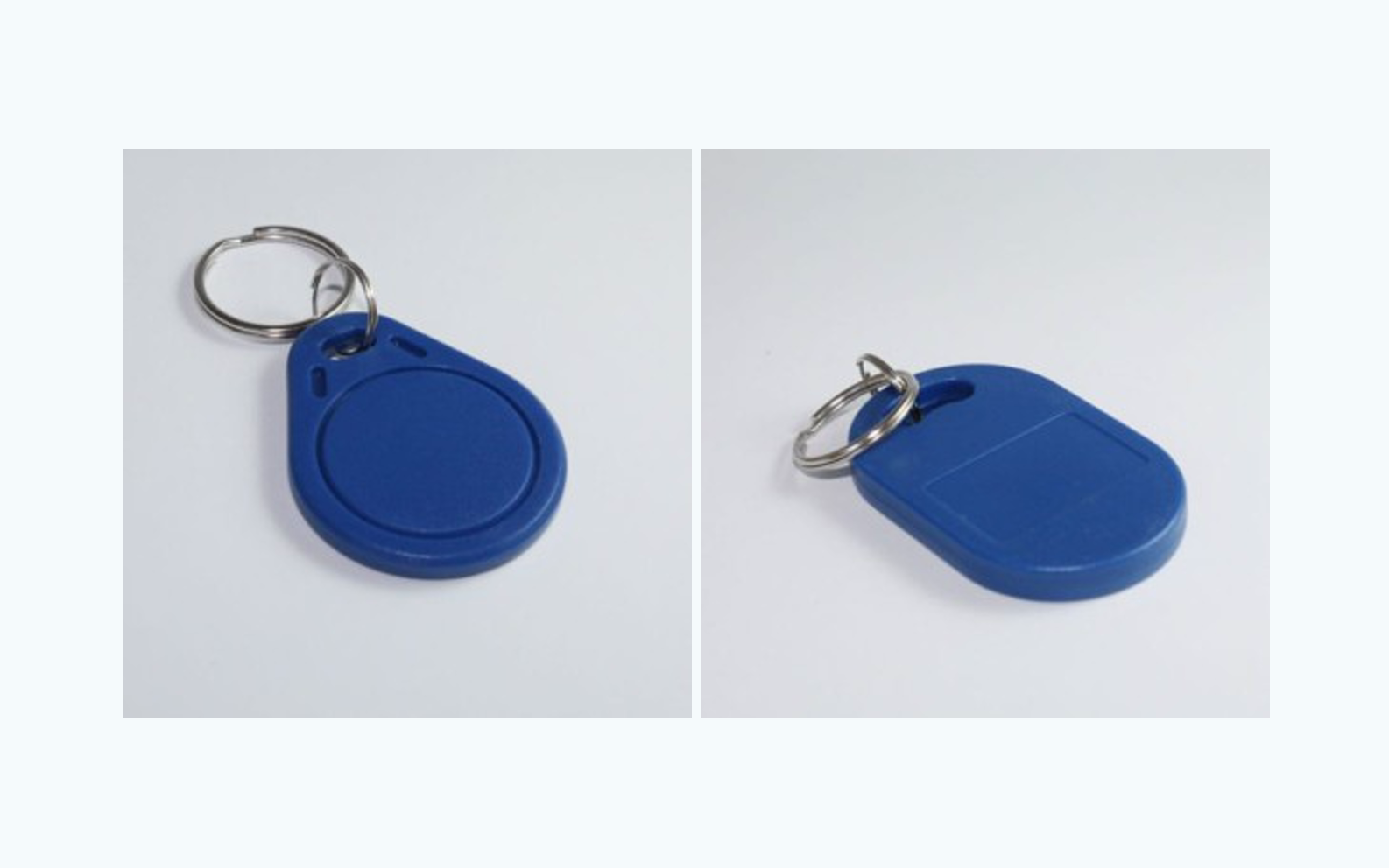 Llaveros RFID redondos y ovalados para control de accesos