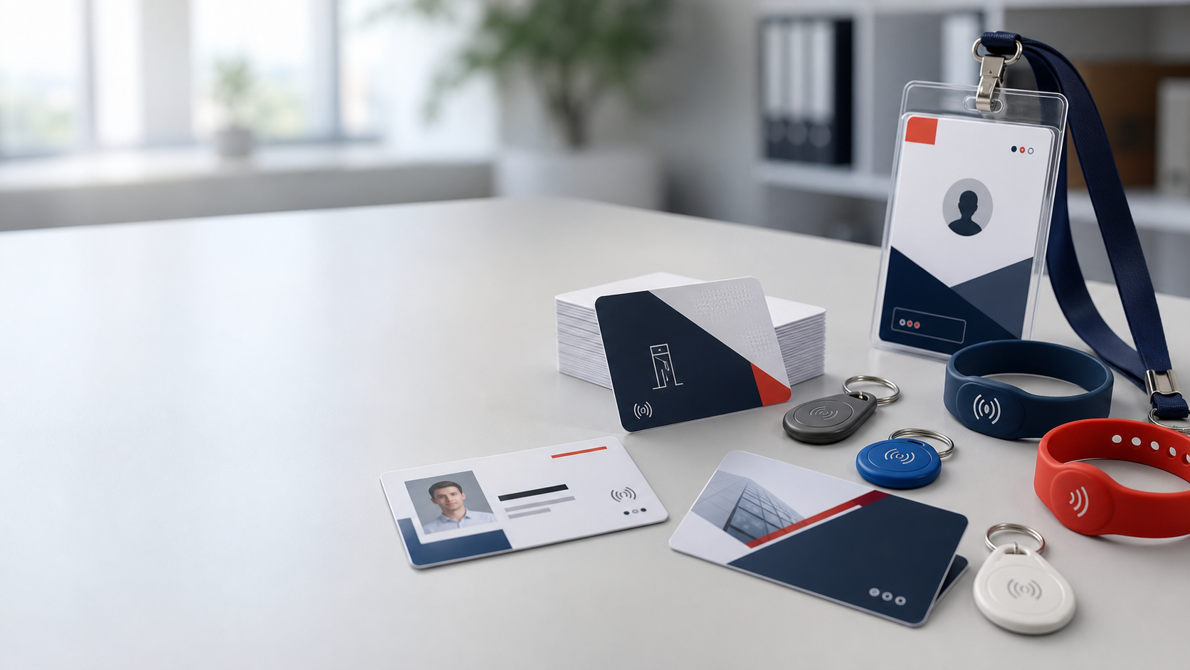 Tarjetas, credenciales y accesorios RFID profesionales