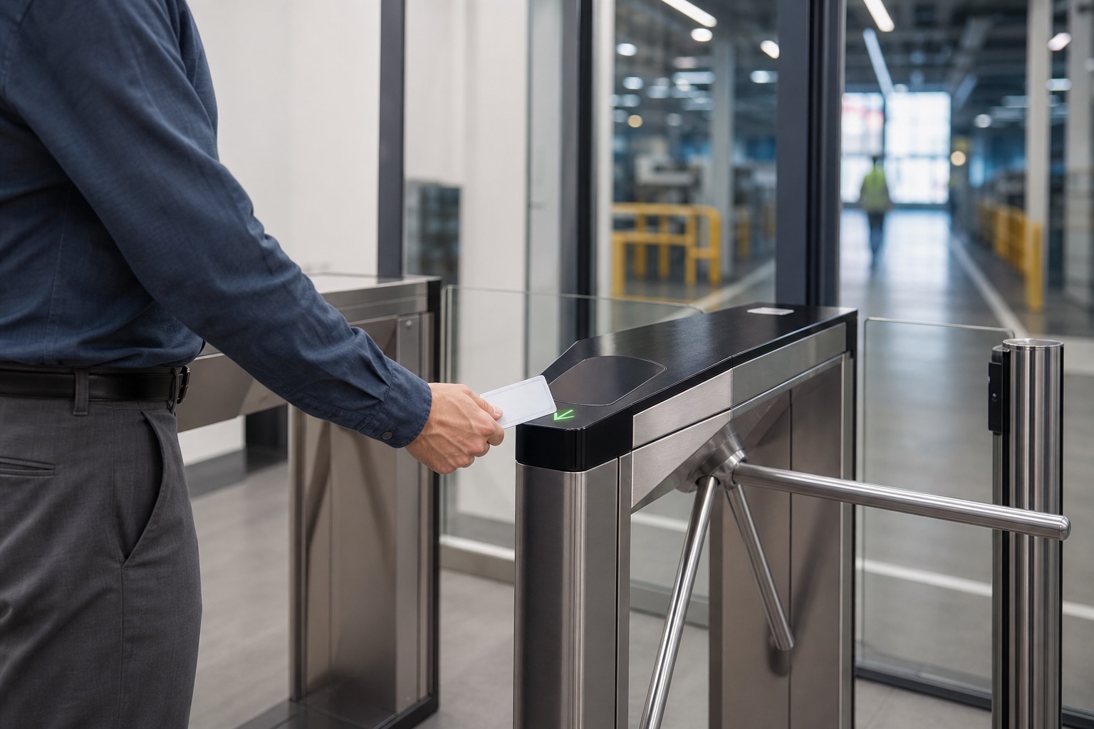Control de acceso para empleados en centro de trabajo
